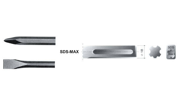 CINCEL SDS MAX HEPYC 400 MM 1405-1