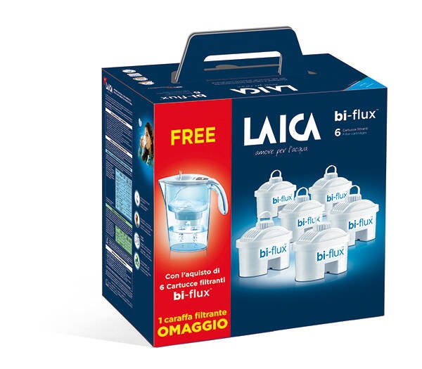 CARTUCHO FILTRO BIFLUX 6 + JARRA 131-AF LAICA - J996
