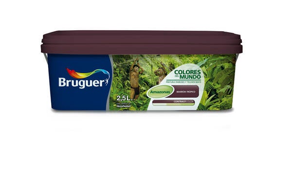 PINT PLAST AMAZONAS MARRON TRO C.MUNDO CONTRASTE 2,5 L 5160757