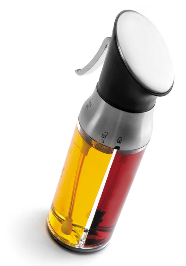 VINAGRERA-ACEITERA 2 EN 1 PULVERIZADOR MEZCL LACOR 200 ML 61921