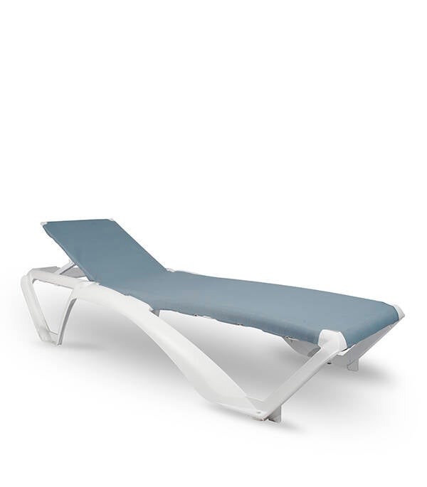 TUMBONA RESINA 4P BCA/AZUL OLOT - 05576.PR27