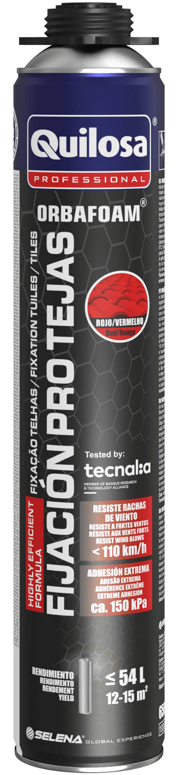 ESPUMA POLIURET TEJAS ROJA PIS ORBAFOAM 650 ML 10050638