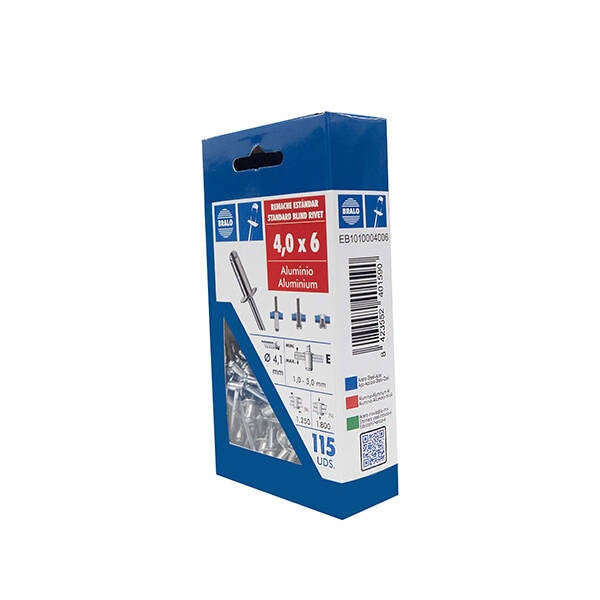 REMACHE BLISTER 115 U BRALO 4X6 MM EB1010004006
