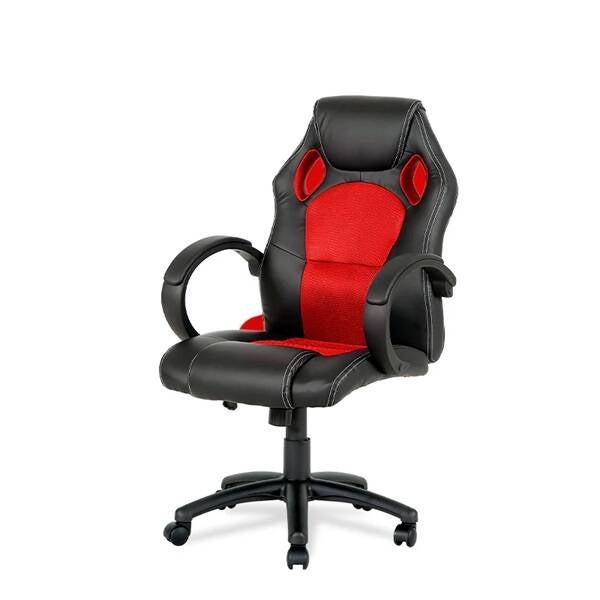 SILLON OFICINA-GAMING OLIMPIA ROJA/NEGR FURNITURE STYLE - FS7801MRJ
