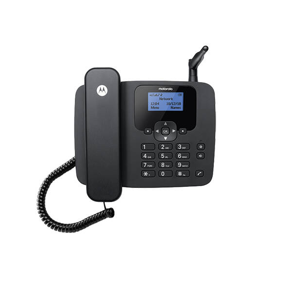 TELEFONO SOBREMESA CON BATERIA Y TARJETA SIM MOTOROLA GSM 107FW410L