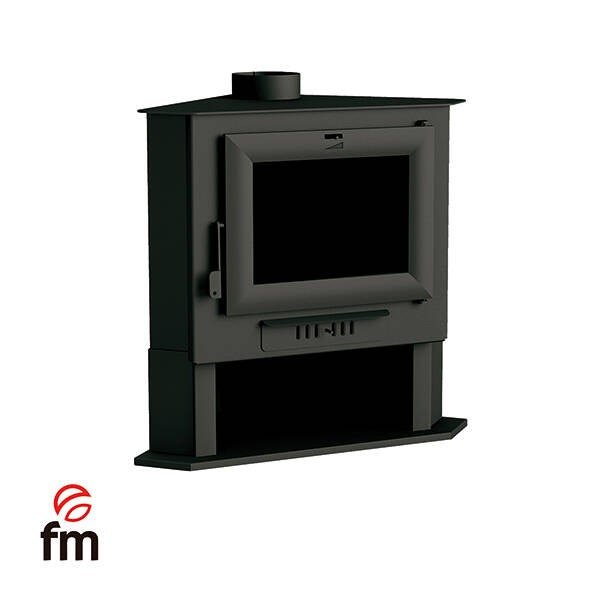 ESTUFA LEÑA RINCON SINTRA C/VE C/LEÑERO FM 150 MM CH-5