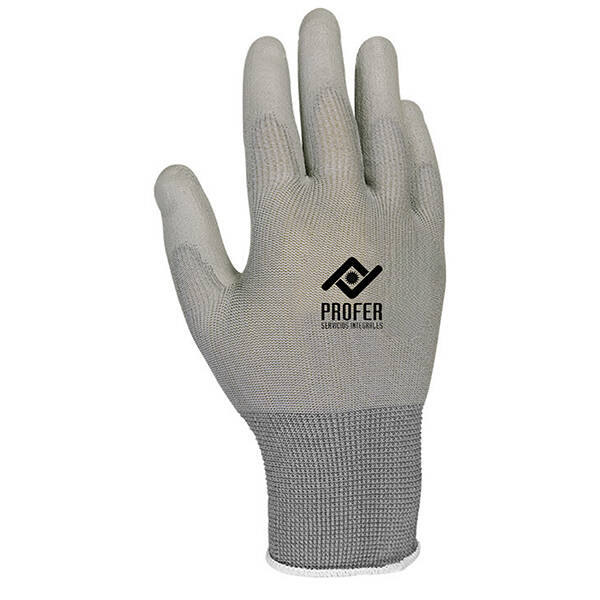 GUANTE PU GRIS B/6 PROFER TOP CARTÓN