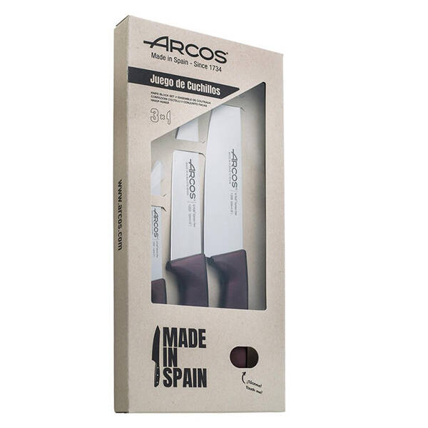 CUCHILLOS COCINA NIZA SET-3 ARCOS - 818045