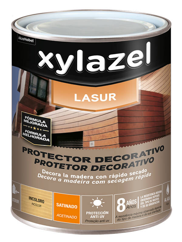 PROTECTOR MAD. LASUR AGUA SAT XYLAZEL 4 L