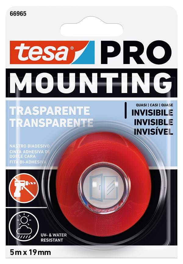CINTA DB CARA MONTAJE TTE TESA 5MX19 MM 66965-00004-01