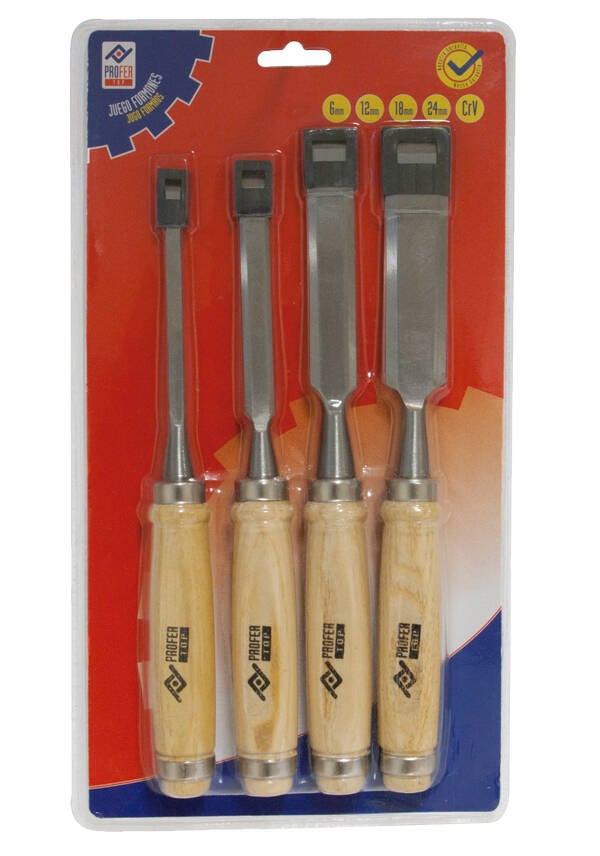 FORMON M/MADERA JGO 4 PZ PROFER TOP 6-24 MM PT1142