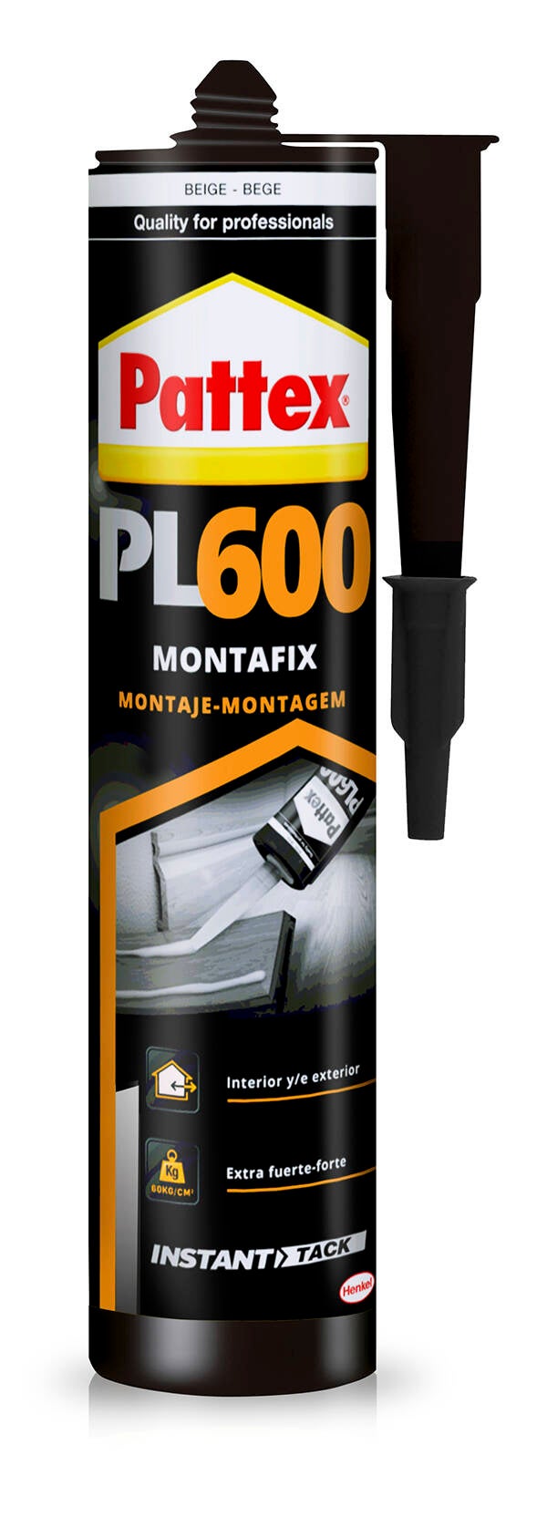 ADHESIVO MONTAJE MONTAFIX 600 PATTEX 300 ML