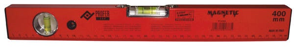 NIVEL ALUMINIO MAGNETICO 2B PROFER TOP 40 CM PT1242