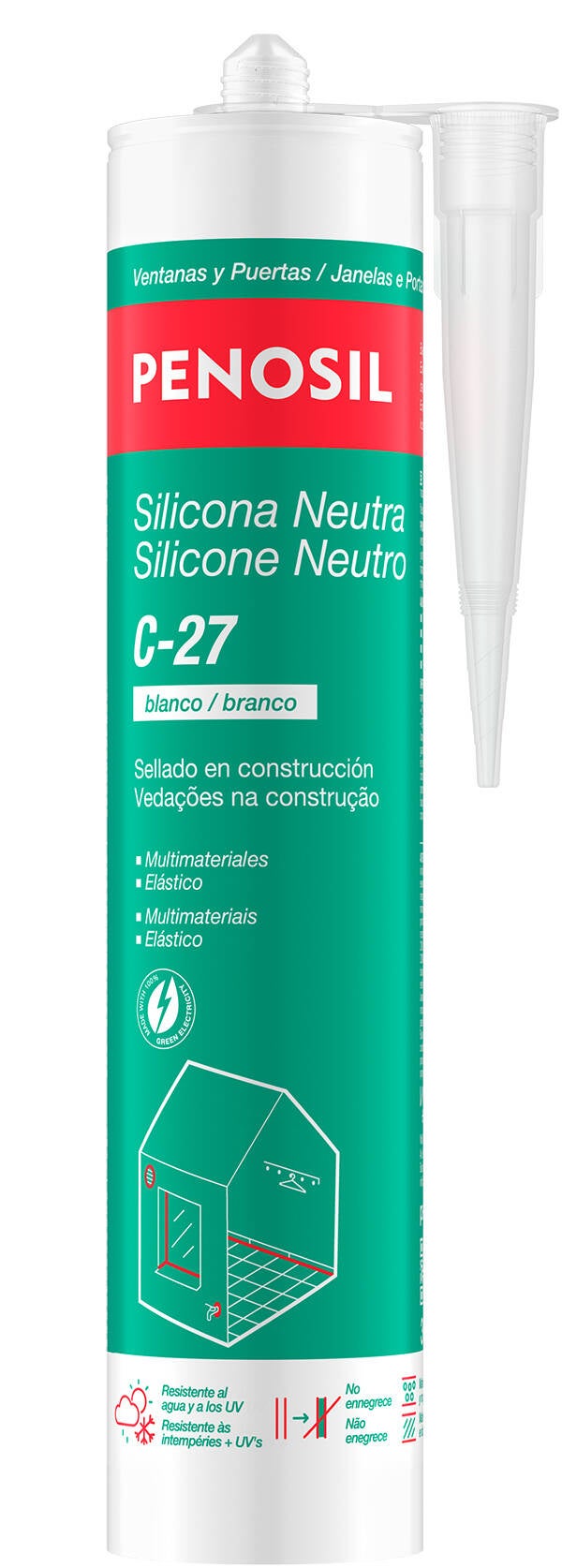 SILICONA NEUTRA TRANSLUC C27F PENOSIL 300 ML 1216E1414C03T01