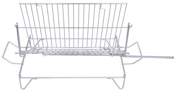 PARRILLA DOBLE GIRATORIA FLORES CORTES 720X500 MM 33511