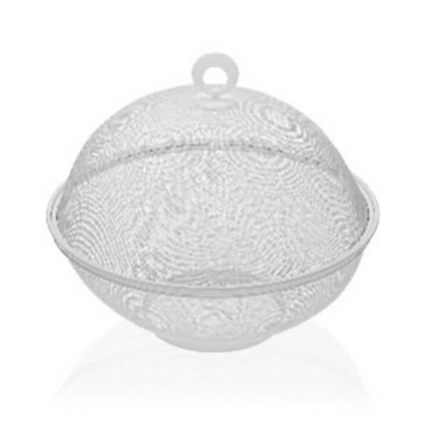 FRUTERO METAL BLANCO C/TAPA VERSA 28X28X28 21890044