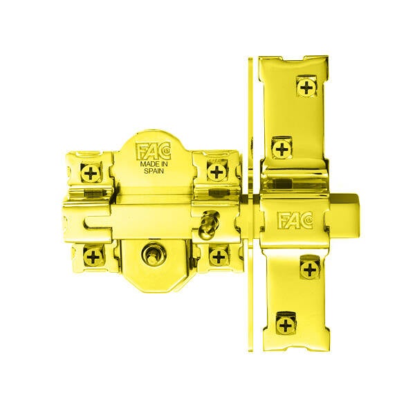 CERROJO UVE DORADO FAC 80 946RP - 01091