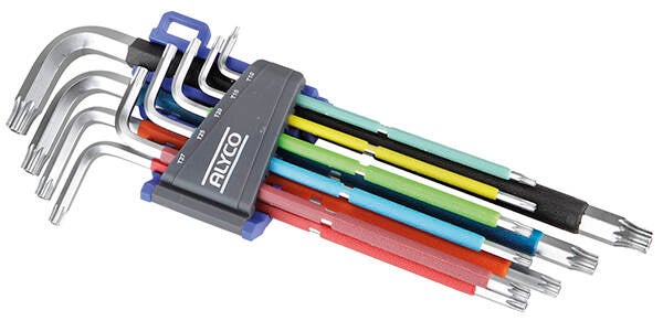 LLAVE ALLEN TORX COLOR JG 9 PZ ALYCO T10-T50 193148