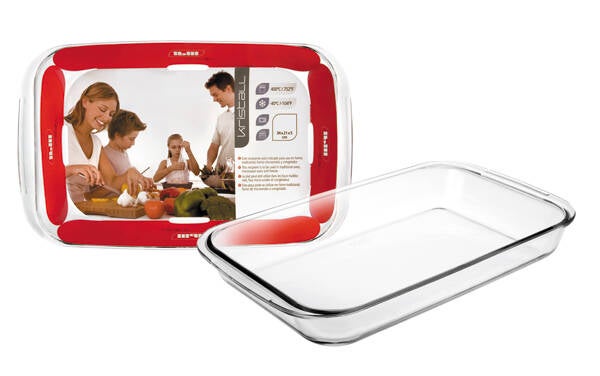 FUENTE HORNO VIDRIO RECT. 1,6L IBILI 30X18 CM 480730