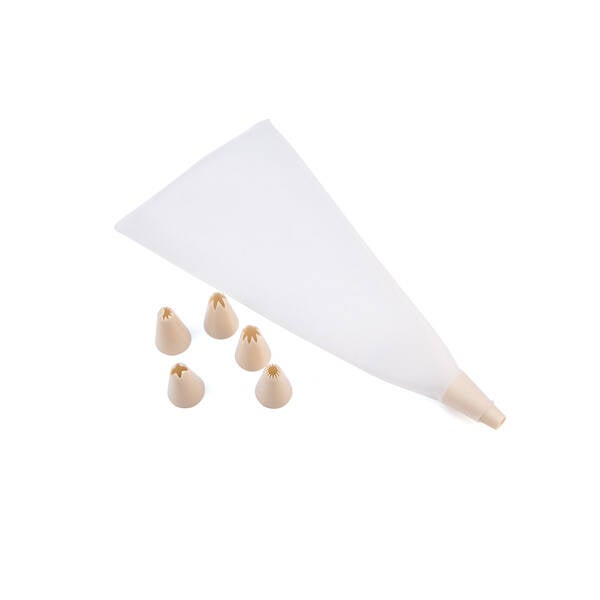 MANGA PASTELERA SILICONA 6 BOQ IRIS - 2510-S