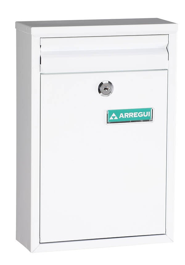 BUZON EXTERIOR ACERO BLANCO ARREGUI 32X22X8 CM E 5751