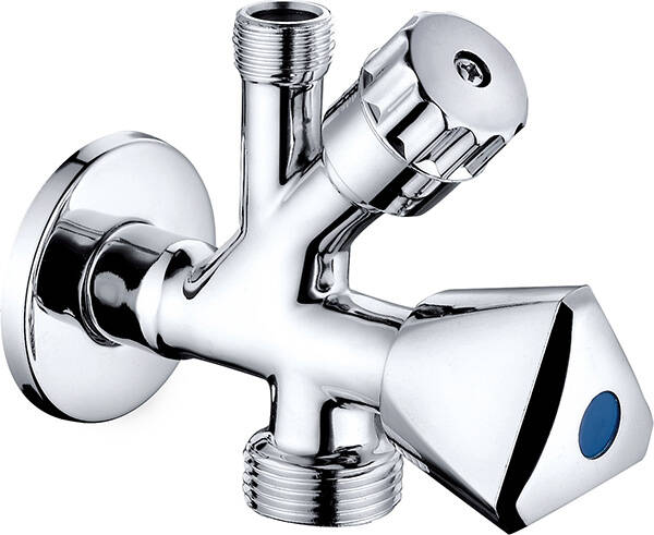 VALVULA DE ESCUADRA DOBLE VERHALL 1/2 3/4 0044248