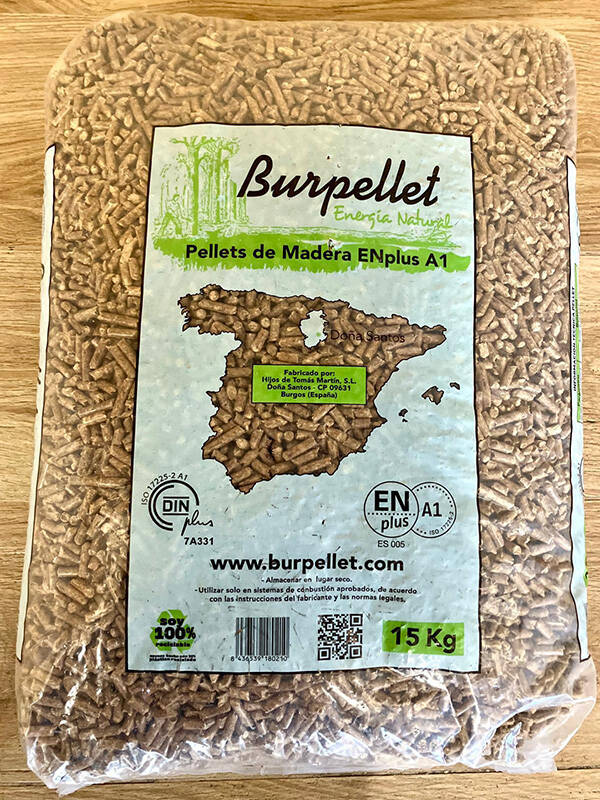 PELLET ESTUFA EN PLUS A-1 BURPELLET 15 KG 1040010