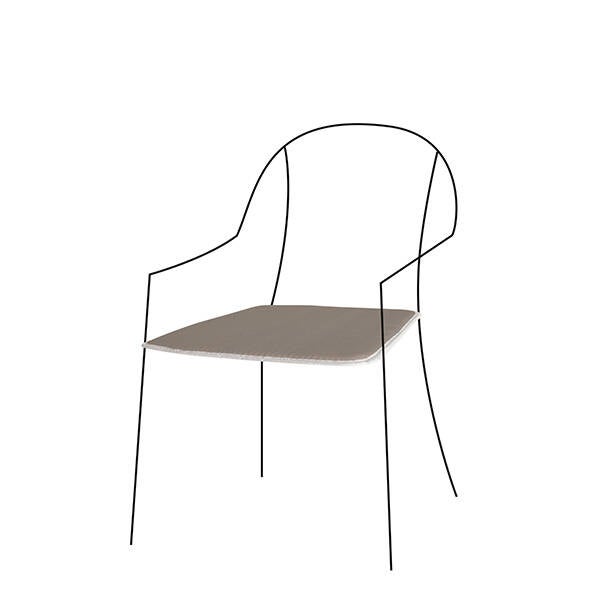 COJIN ACTION SILLA TAUPE FABOTEX 38X38X2 986743