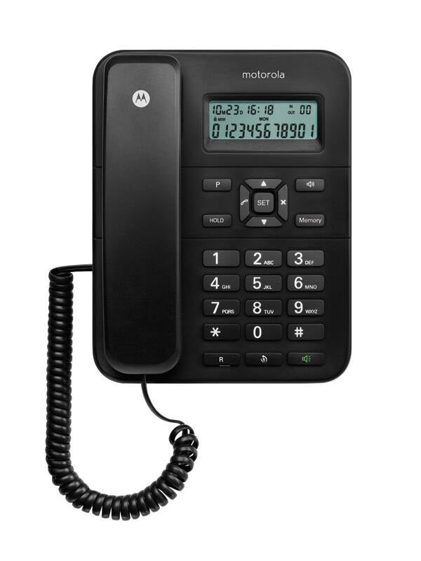 TELEFONO SOBREM PANTALLA NGR MOTOROLA - 107CT202BLACK