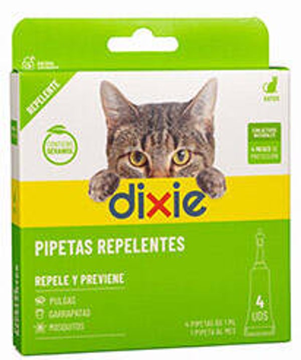 PIPETA ANTIPARASITOS GATO 4UD DIXIE - 5001347