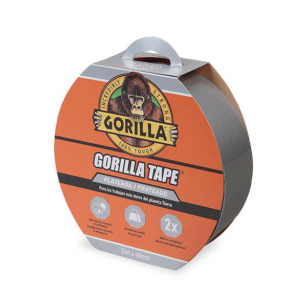 CINTA MULTIUSO AMERICANA PLATA GORILLA 32MX48MM 3034300