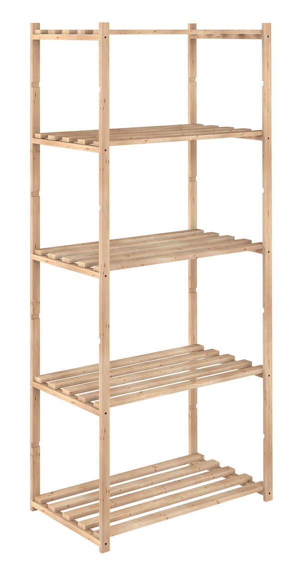 ESTANTERIA MADERA LAMAS 5/B ASTIGARRAGA 171X65X40 NC-54099