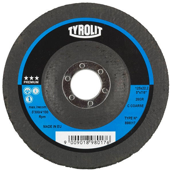 DISCO DE LIMPIEZA TYROLIT 115X22,23 28VL GR