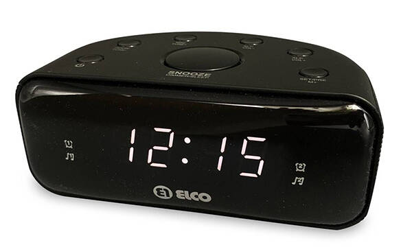 RADIO RELOJ PANTALLA LED ELCO - PD-134 N