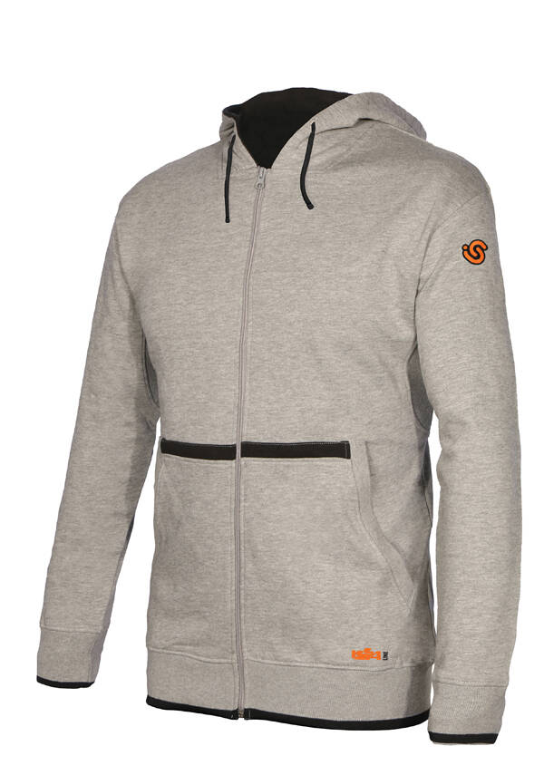 SUDADERA GRIS CAPUCHA PASUBIO XXL 4845