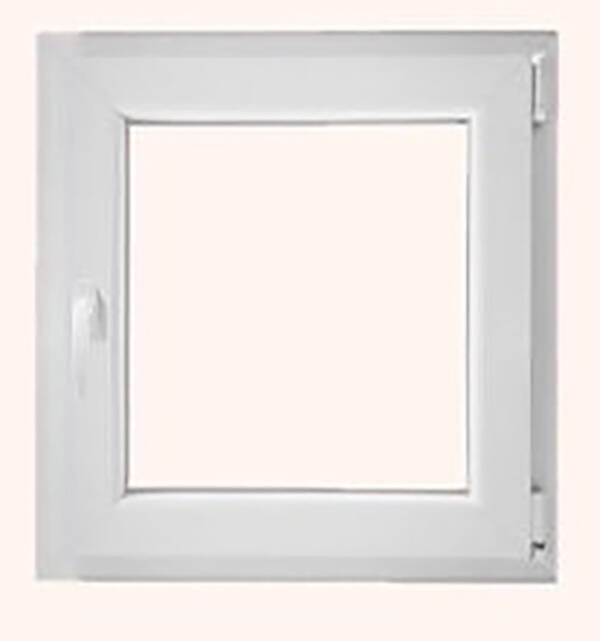 VENTANA CANDO PVC 1 HOJA DERECHA 58X58 DELI HOME IBERIA 58X58 37401