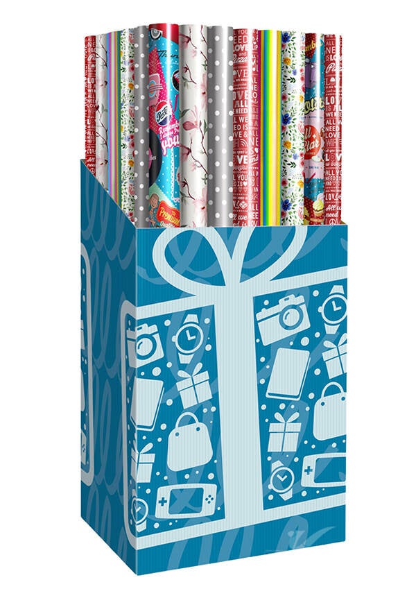 PAPEL REGALO BASIC SURTIDO IMCOVEL 70X200 CM CRW1107020015