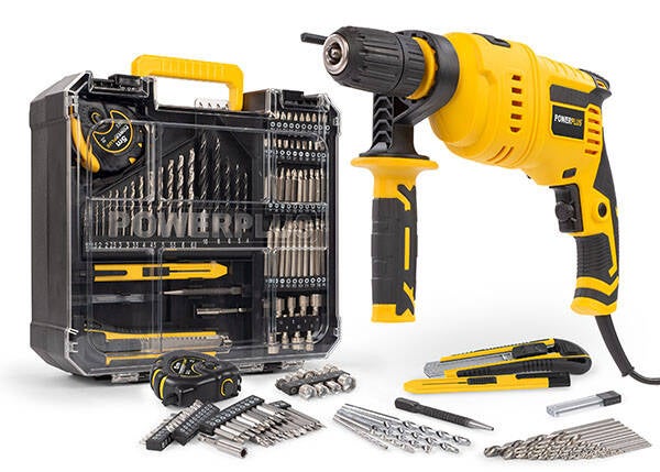 TALADRO PERC REV 13MM +SET 78 PZ VARO 800 W POWX0265