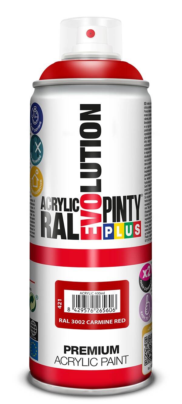 PINTURA AER ACR. BLANCO GREY BR EVOLUTION PINTY P. 400 ML RAL 9002 - 374