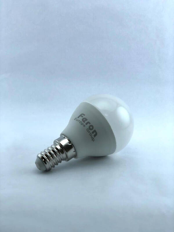 LAMPARA LED ESFERICA E14 LC 3000K 750LM FERON 7 W 25478