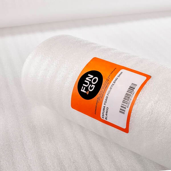 ESPUMA FOAM 1MM BLANCO FUN&GO 1,20X10 M 20097