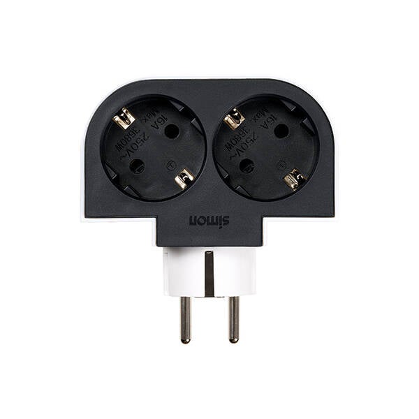 CLAVIJA ADAPTADOR 2T GIRATORIO 180 SIMON 250 W CL610308