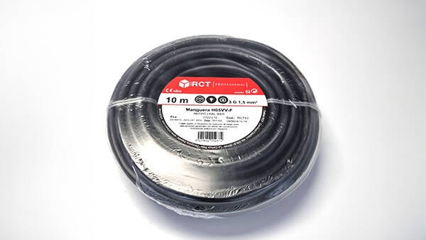 CABLE MANGUERA NEGRA H05VV-F CPR R100 RCT 3X1 4203001015