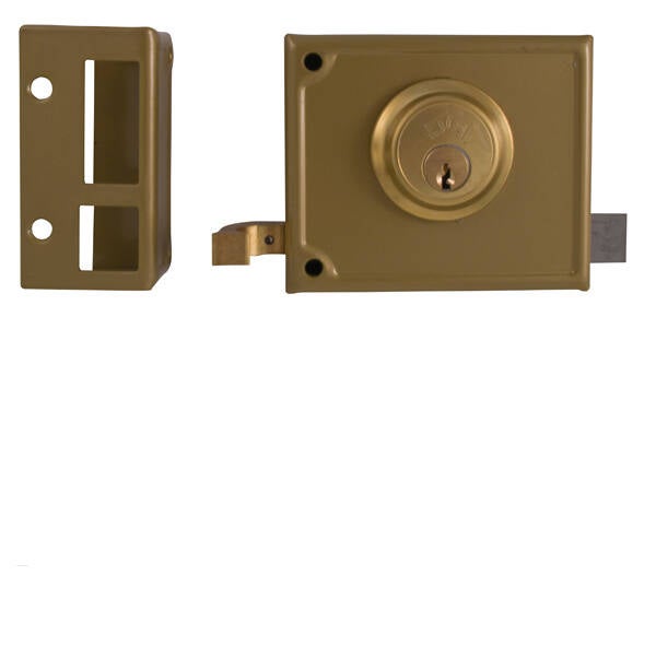 CERRADURA SOPREPONER JIS 100 12-10 DORAD