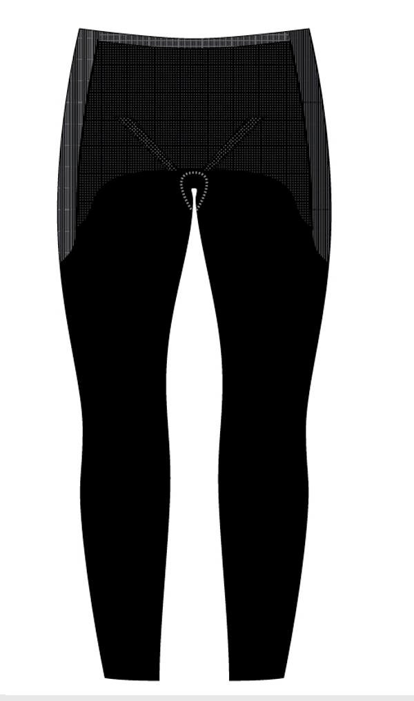 PANTALON INTERIOR TERMICO TURBO L 11915 NEGRO