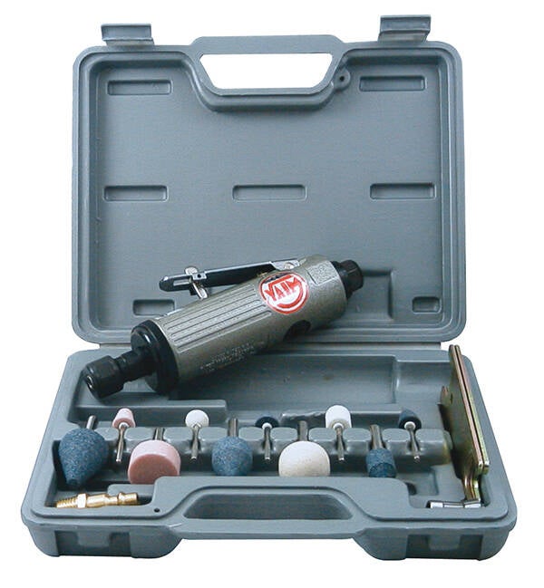 AMOLADORA RECTA NEUMAT+MUELAS YAIM - YA824KIT