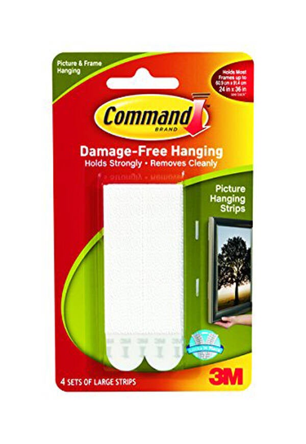 TIRAS ADHESIVAS GRANDES 4 JG 3M COMMAND - 17206
