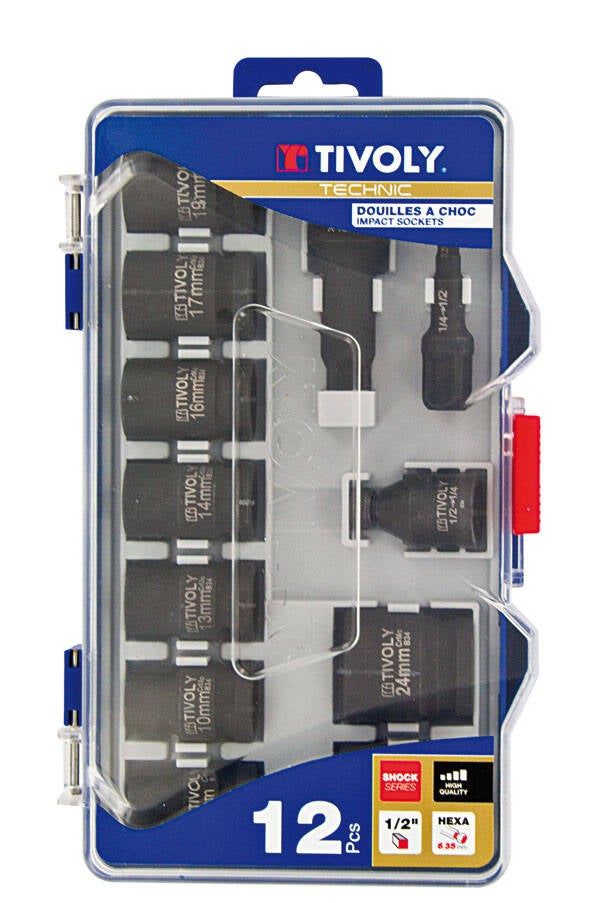 VASO IMPACTO+ADAPTADOR JG 12 NECO 1/2'' 11521470001
