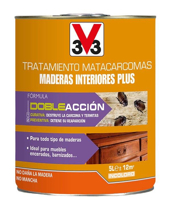 MATACARCOMAS MADERA INTERIOR PLUS V33 5 L 62545