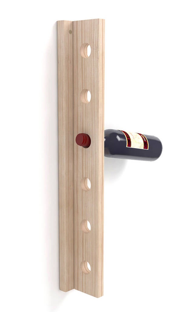 BOTELLERO MADERA MURAL 6 BOTEL ASTIGARRAGA 61X10X8 CM T60000.99